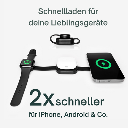 AdarGo! – Wireless & 3-in-1 Foldable Charging Pad