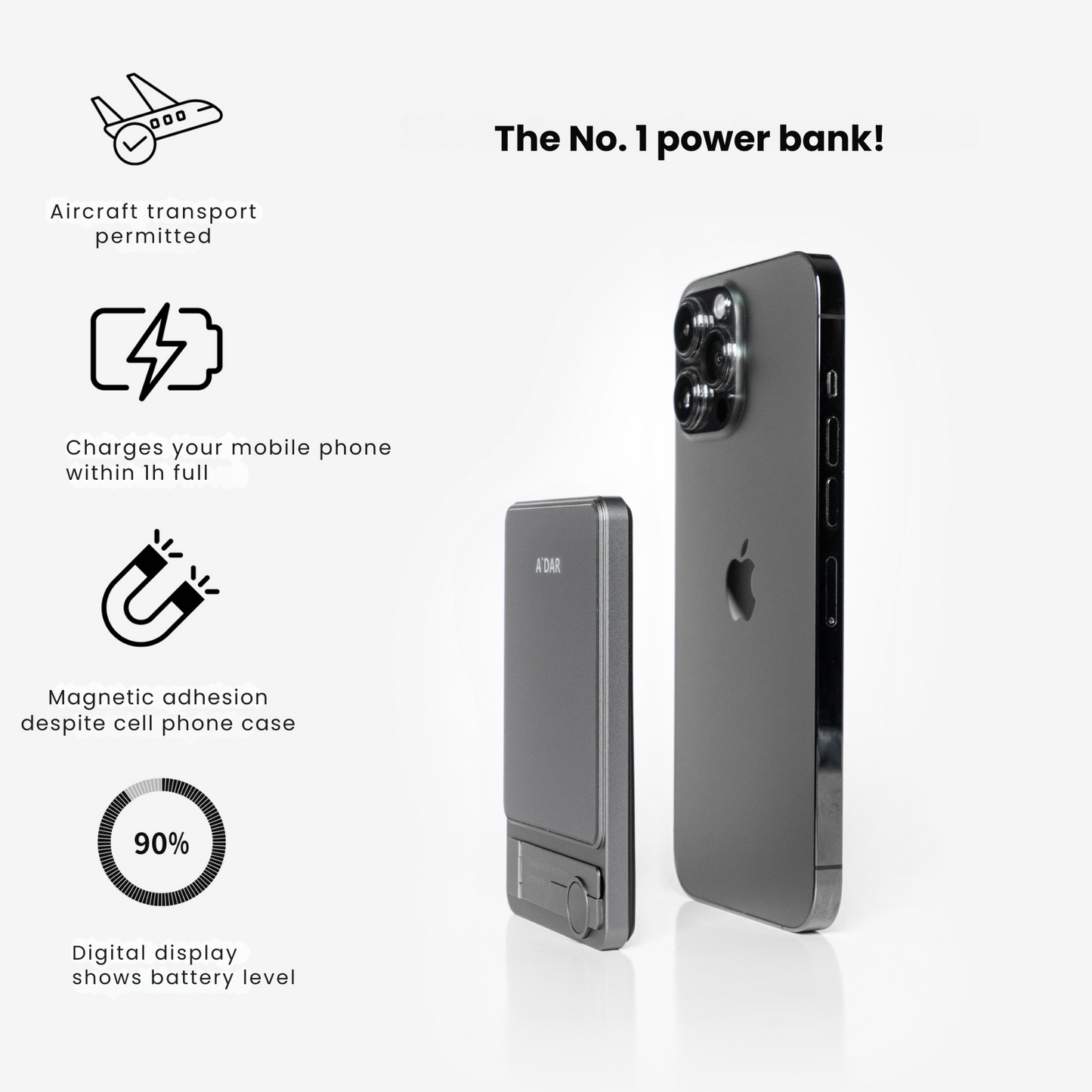 NordCharge - Magnetic PowerBank + FREE SlimPowerbank