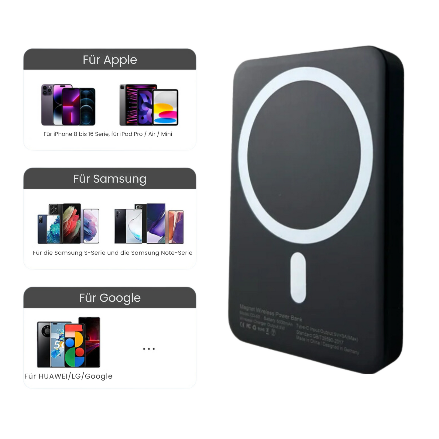 SlimCharge Pro – Magnetic Power Bank